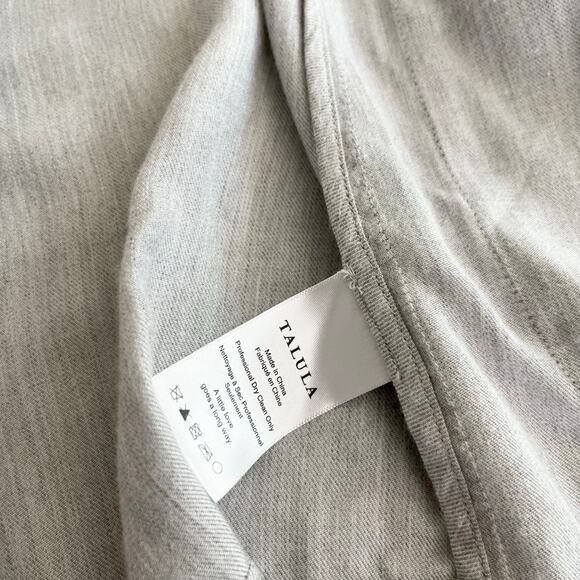 Talula Aritzia Gray Business Casual Academia Blazer Jacket Women’s Size 2 - Picture 8 of 9